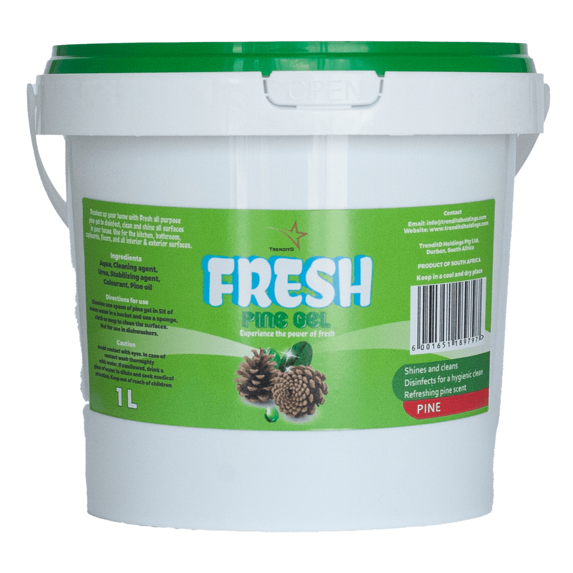 2 x FRESH Pine Gel Multi-purpose Cleaner 1 LT Double Bundle