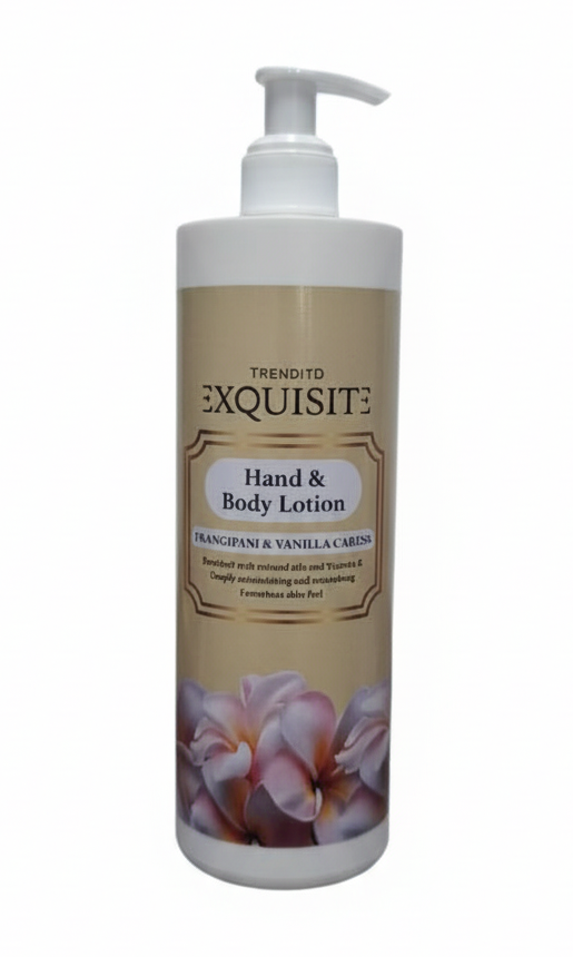 EXQUISITE Hand and Body Lotion _ Frangipani & Vanilla Caress