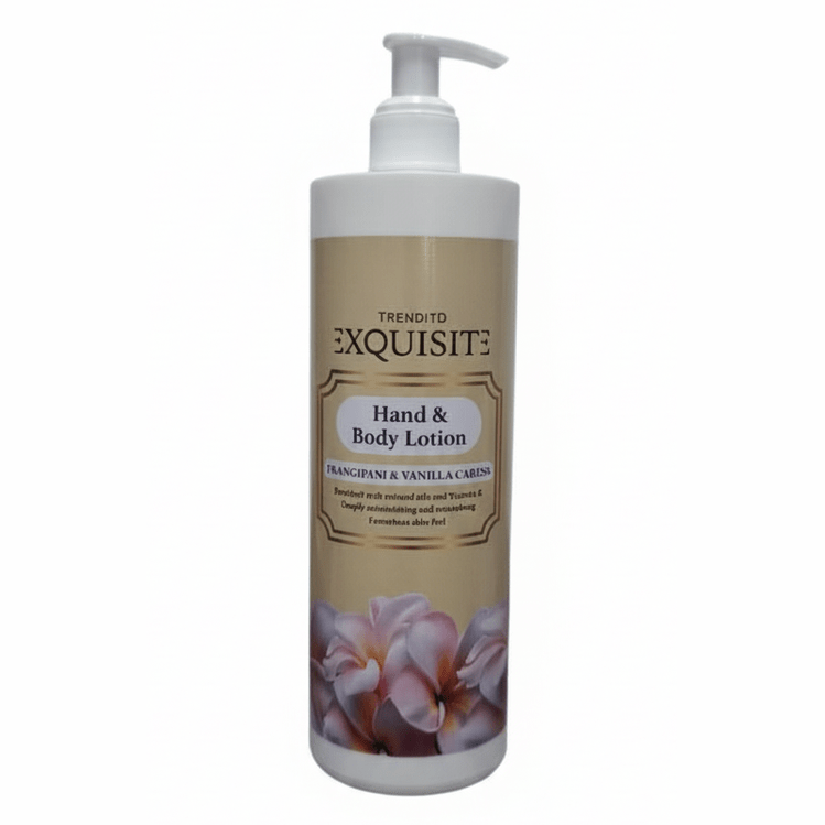 EXQUISITE Hand and Body Lotion _ Frangipani & Vanilla Caress