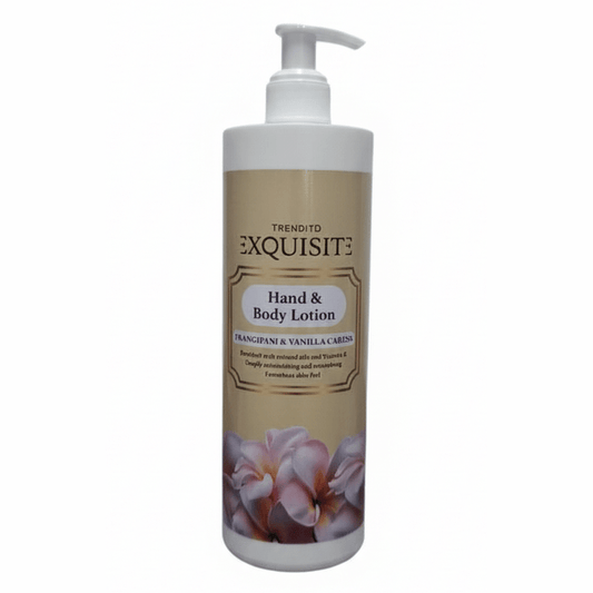 EXQUISITE Hand and Body Lotion _ Frangipani & Vanilla Caress
